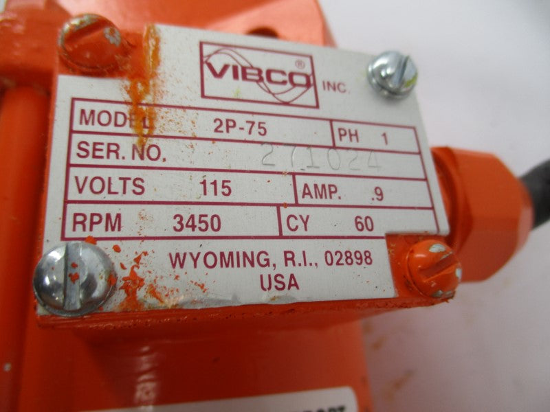VIBCO 2P-75 115V .9A NSNP