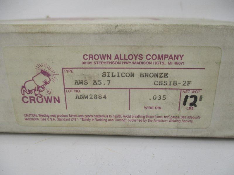 CROWN AWSA5.7 CSSIB-2F .035 X 12LBS NSMP