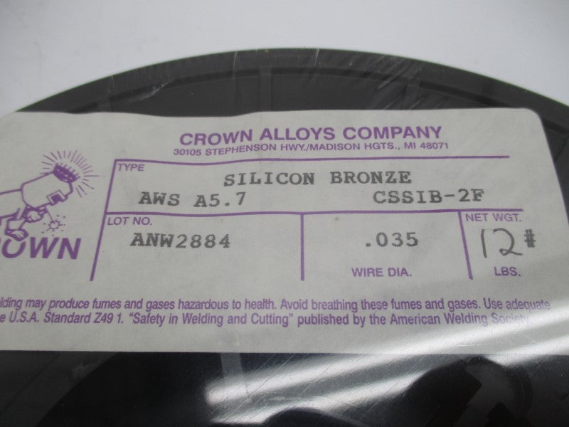 CROWN AWSA5.7 CSSIB-2F .035 X 12LBS NSMP
