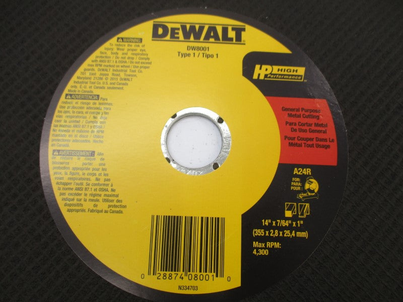 DEWALT DW8001B4 NSMP