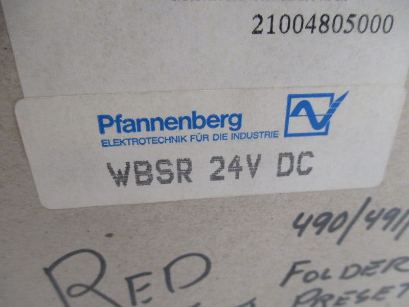 PFANNENBERG WBSR 21004805000 24VDC 0,23A NSMP