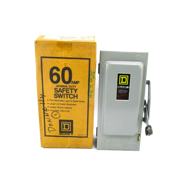 SQUARE D D222N SER. E2 240V 60A NSMP