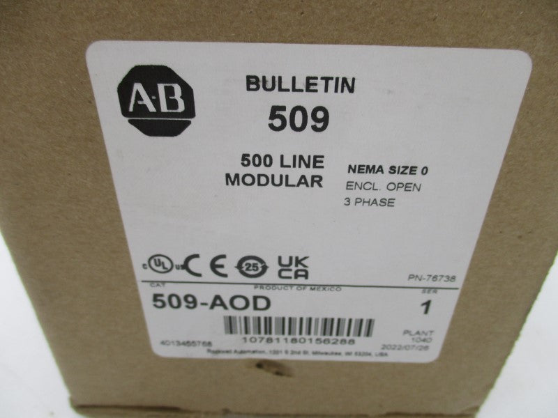 ALLEN BRADLEY 500F-AOD930 SER. 1 110/115-120V NSMP