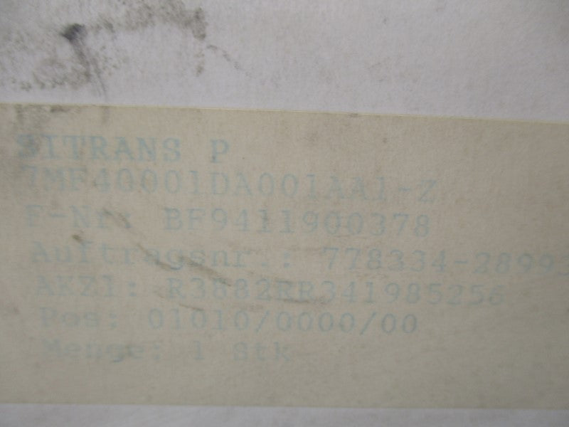 SIEMENS 7MF4000-1DA00-1AA1-Z  115V NSMP