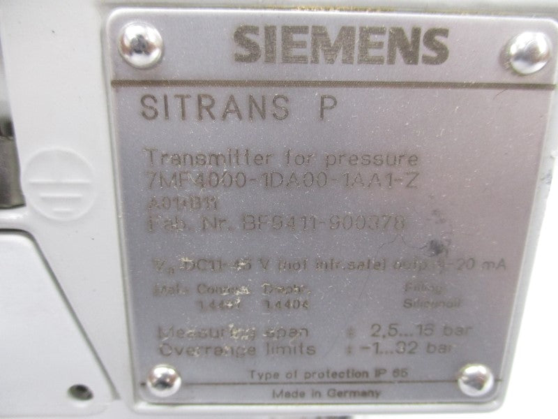 SIEMENS 7MF4000-1DA00-1AA1-Z  115V NSMP