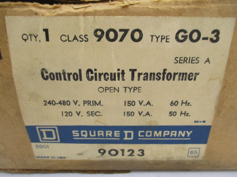 SQUARE D 9070G0-3 SER. A 240/480V NSMP