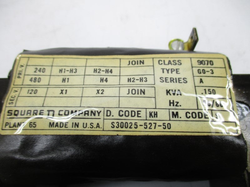 SQUARE D 9070G0-3 SER. A 240/480V NSMP