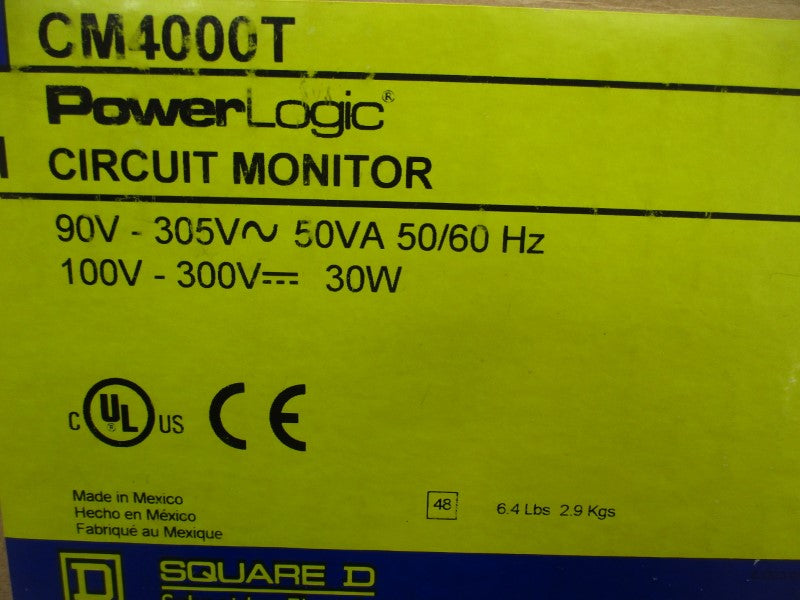 SQUARE D CM4000T SER. E5 600V 5A NSMP