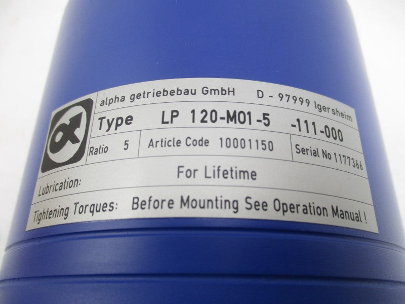 ALPHA LP120-M01-5-111-000  NSMP