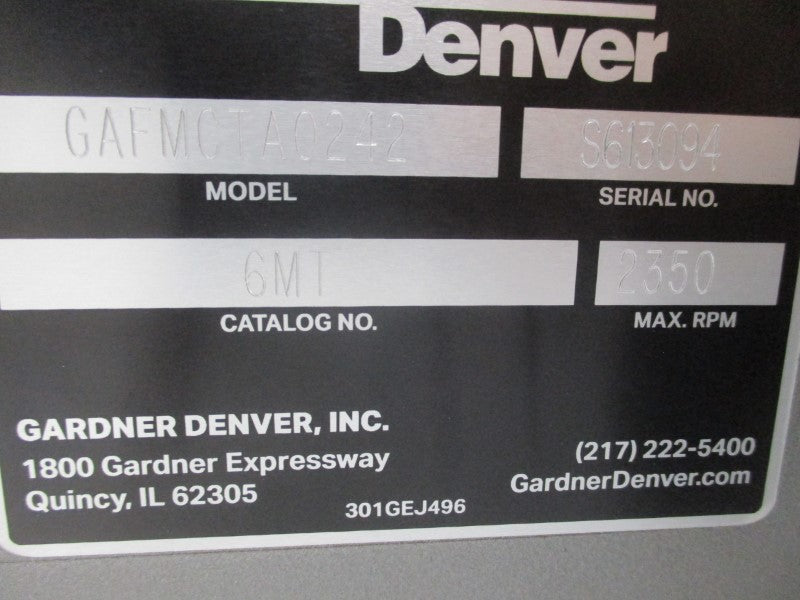 GARDNER DENVER GAFMCTA0242 6MT NSNP