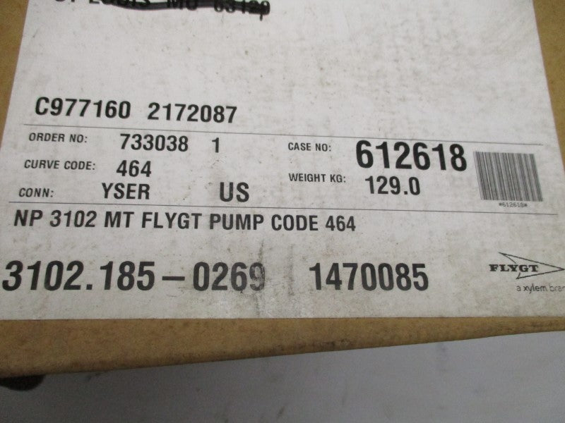FLYGT NP 3102 MT 3102.185-0269 NSFS