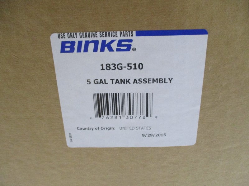 BINKS 183G-510 NSMP