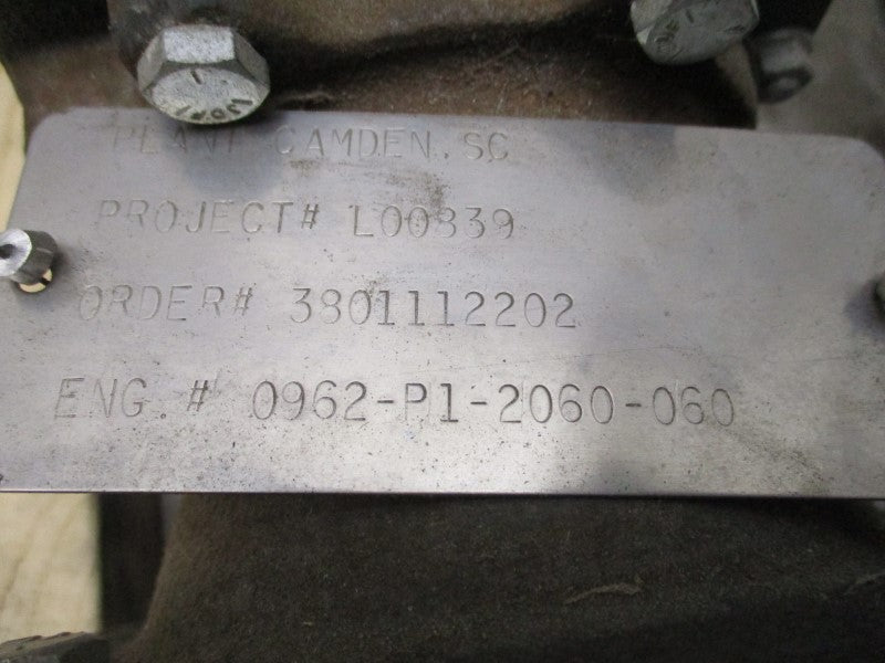 THE YOUNG INDUSTRIES FEEDER VALVE  3801112202 4" UNMP