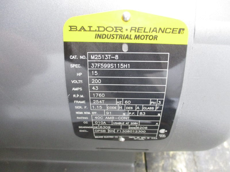 BALDOR M2513T-8 200V 43A NSNP