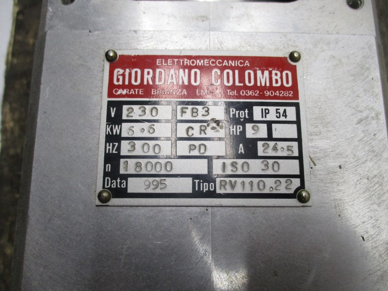 GIORDANO COLOMBO RV110.22 230V 24.5A UNMP