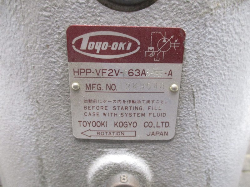 TOYO-OKI HPP-VF2V-F63A3-EE-A 12K3548 NSNP