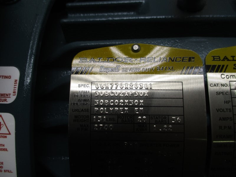 BALDOR CECP83665T-4 460V 6.6A NSMP