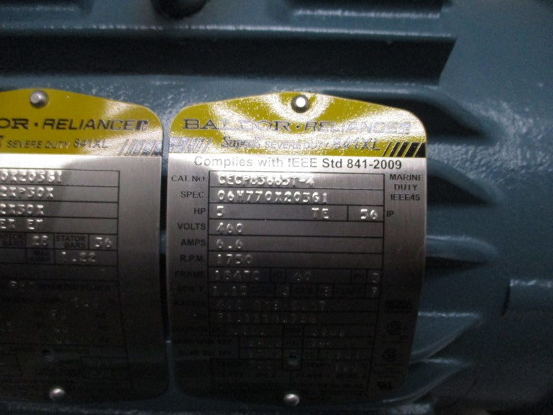 BALDOR CECP83665T-4 460V 6.6A NSMP