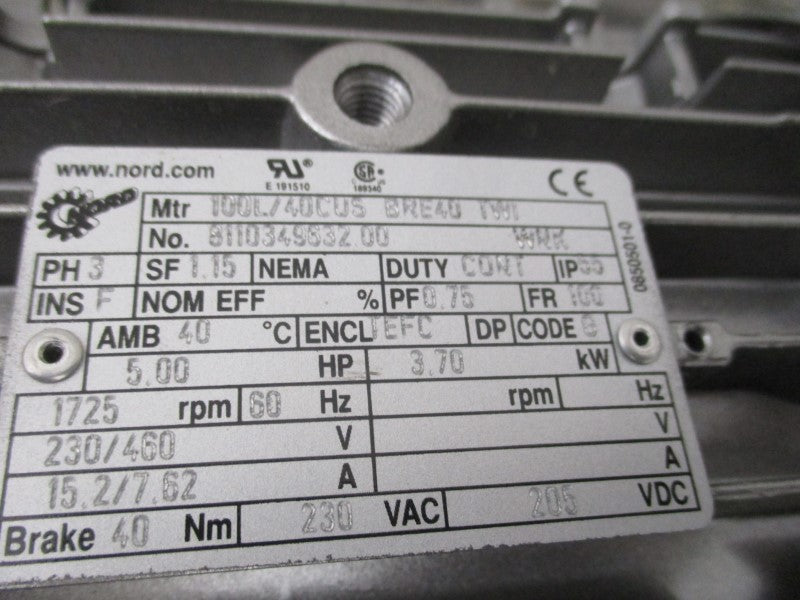 NORD SK4282AGZSH-100 230/460V 15.2/7.62A NSNP