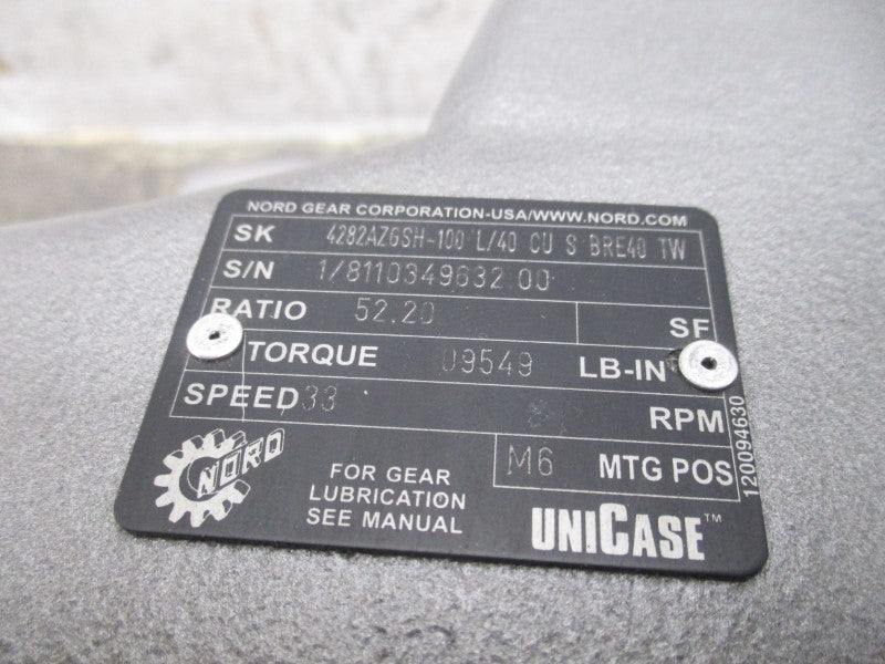 NORD SK4282AGZSH-100 230/460V 15.2/7.62A NSNP