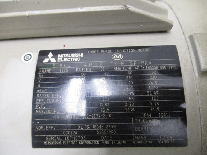 MITSUBISHI SF-PRV 230V 19.8A NSNP