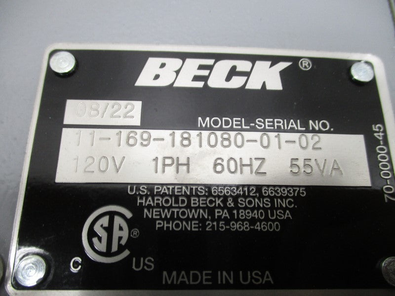BECK 11-169-181080-01-02 120V NSNP