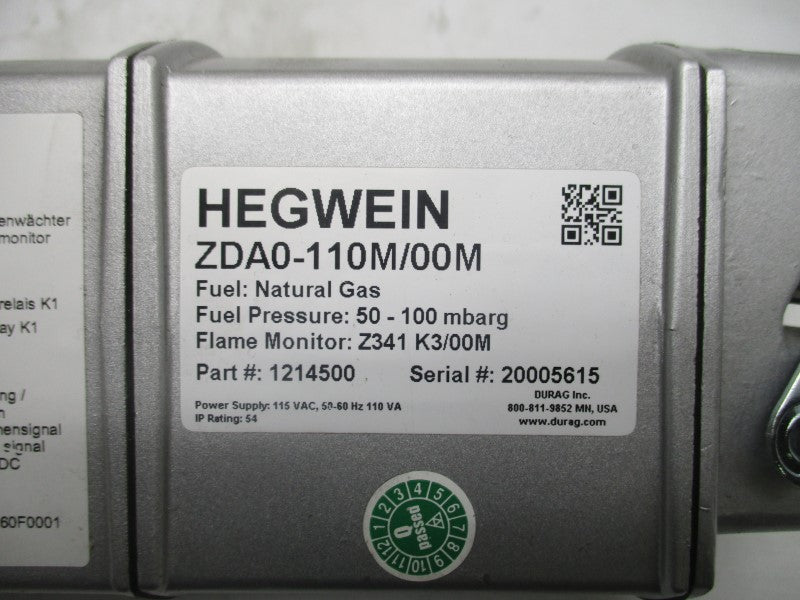 HEGWEIN ZDA0-110M/00M  1214500 115VAC NSNP