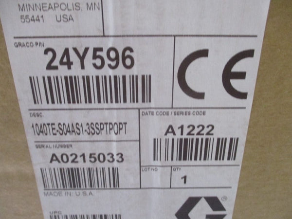 GRACO 24Y596 254-266/440-460V 5.20/3.00A NSMP