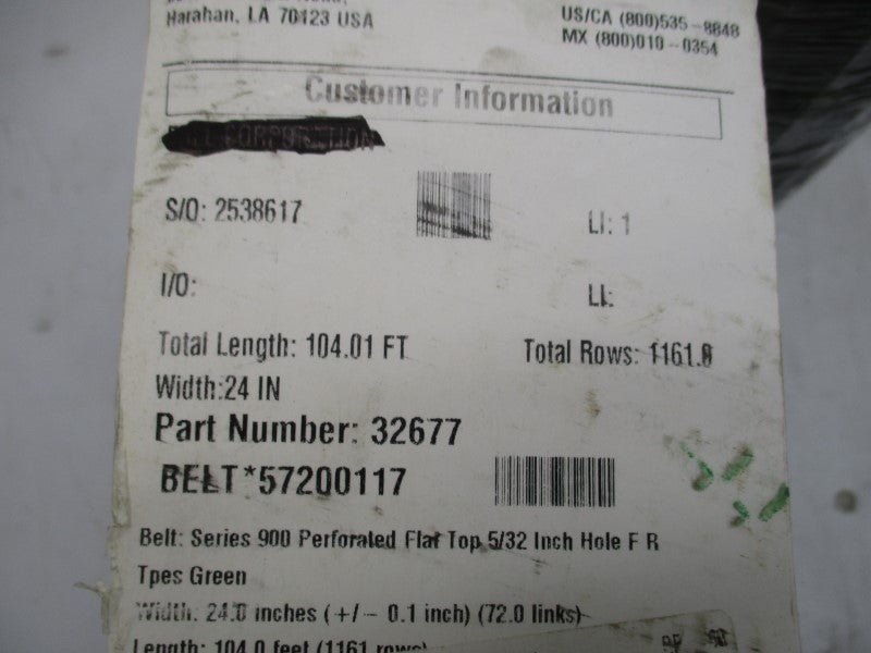 INTRALOX 32677 104.01' (AS PICTURED) NSNP