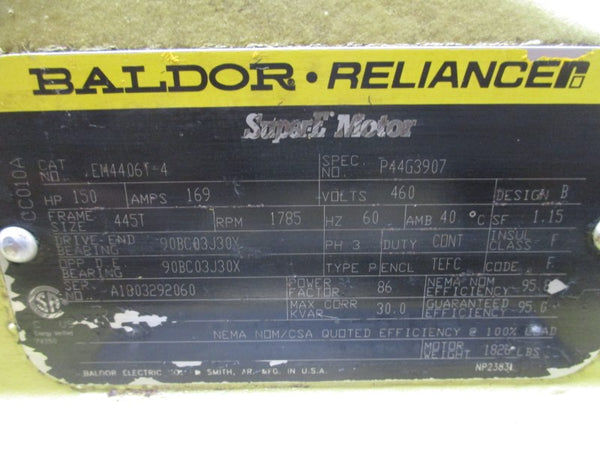 BALDOR EM4460T-4 460V 169A NSNP