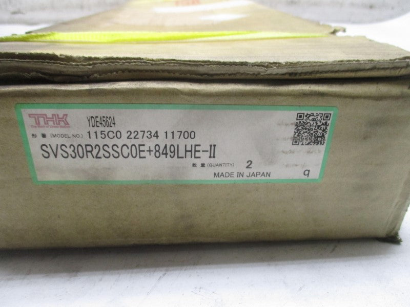 THK SVS30R2SSC0E+849LHE-II (PKG OF 2) NSFS
