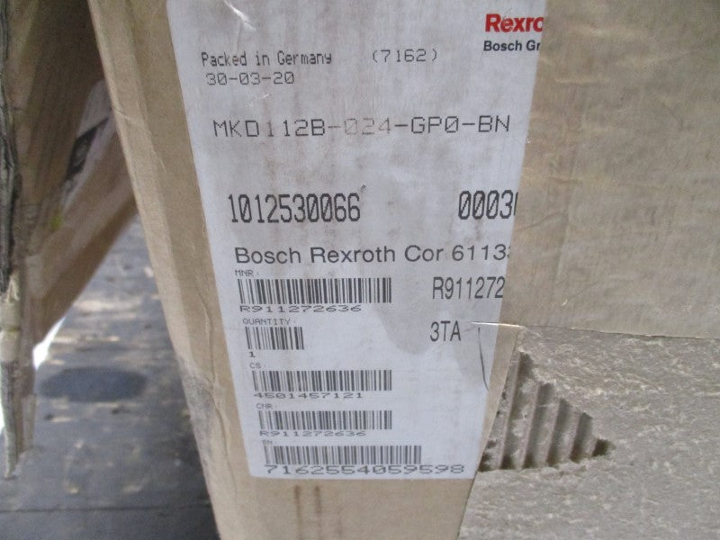 REXROTH MKD112B-024-GP0-BN 130.0V 21.9A NSMP