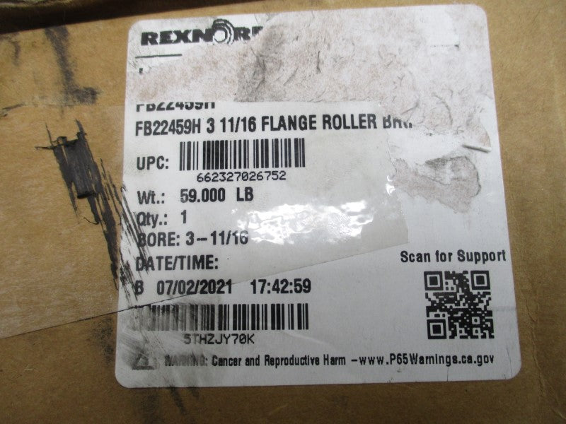 REXNORD FB22459H 3-11/16" NSMP