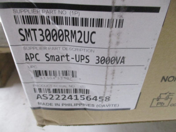 APC SMT3000RM2UC 120VAC 25A NSMP