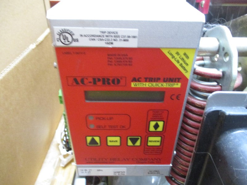 GENERAL ELECTRIC AKR-10D-30H 635V 800A WITH AC PRO TRIP UNIT NSMP