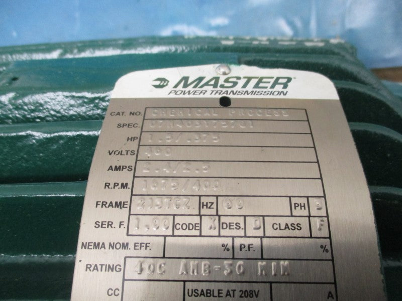 MASTER POWER TRANSMISSION 8007999001FY 192.00  460V 2.4/2.5A NSMP