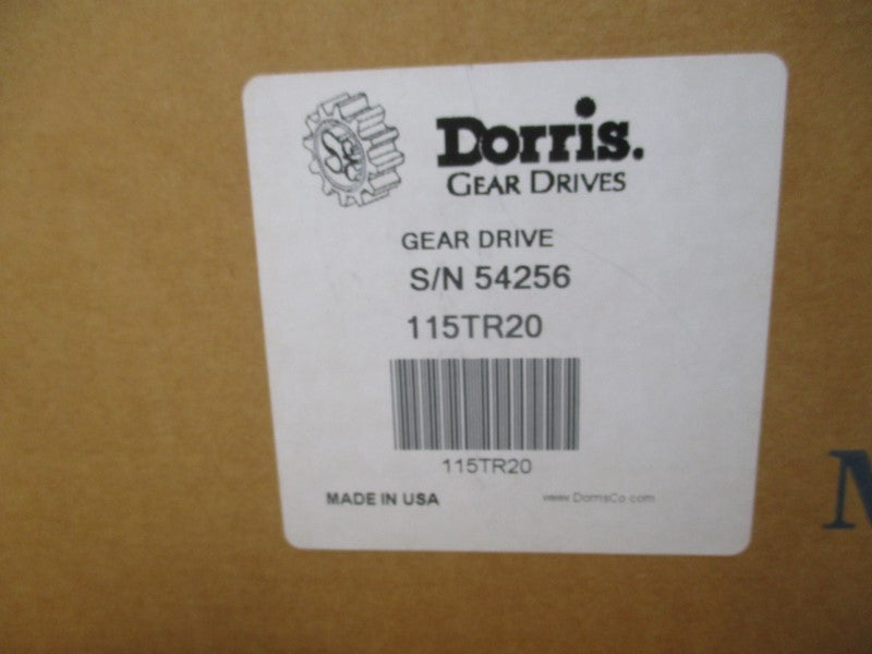DORRIS GEAR DRIVE  115TR20 20:1 RATIO NSFS