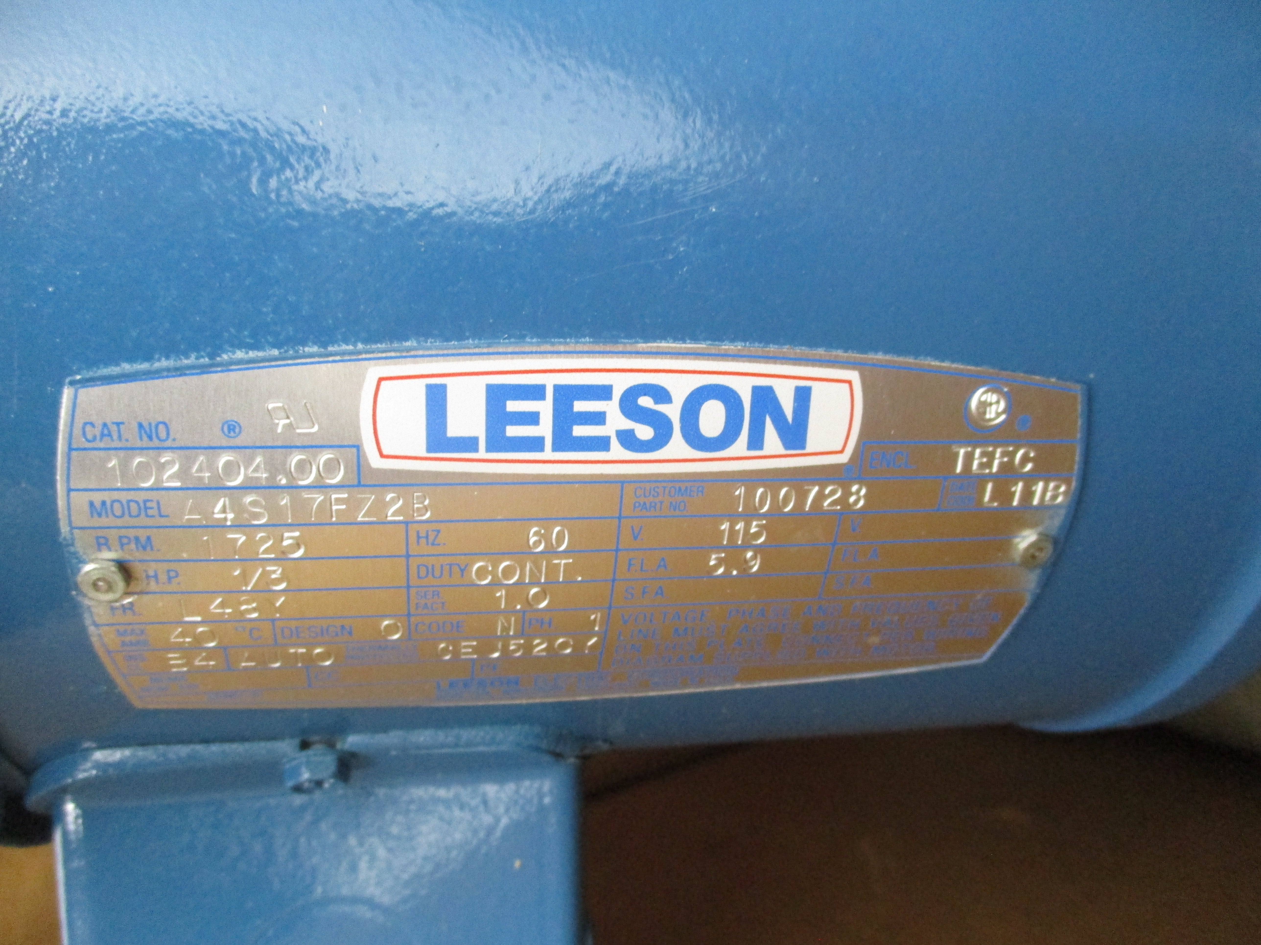 NEPTUNE 520-A-N3-100728 115V 5.9A 700PSI NSMP