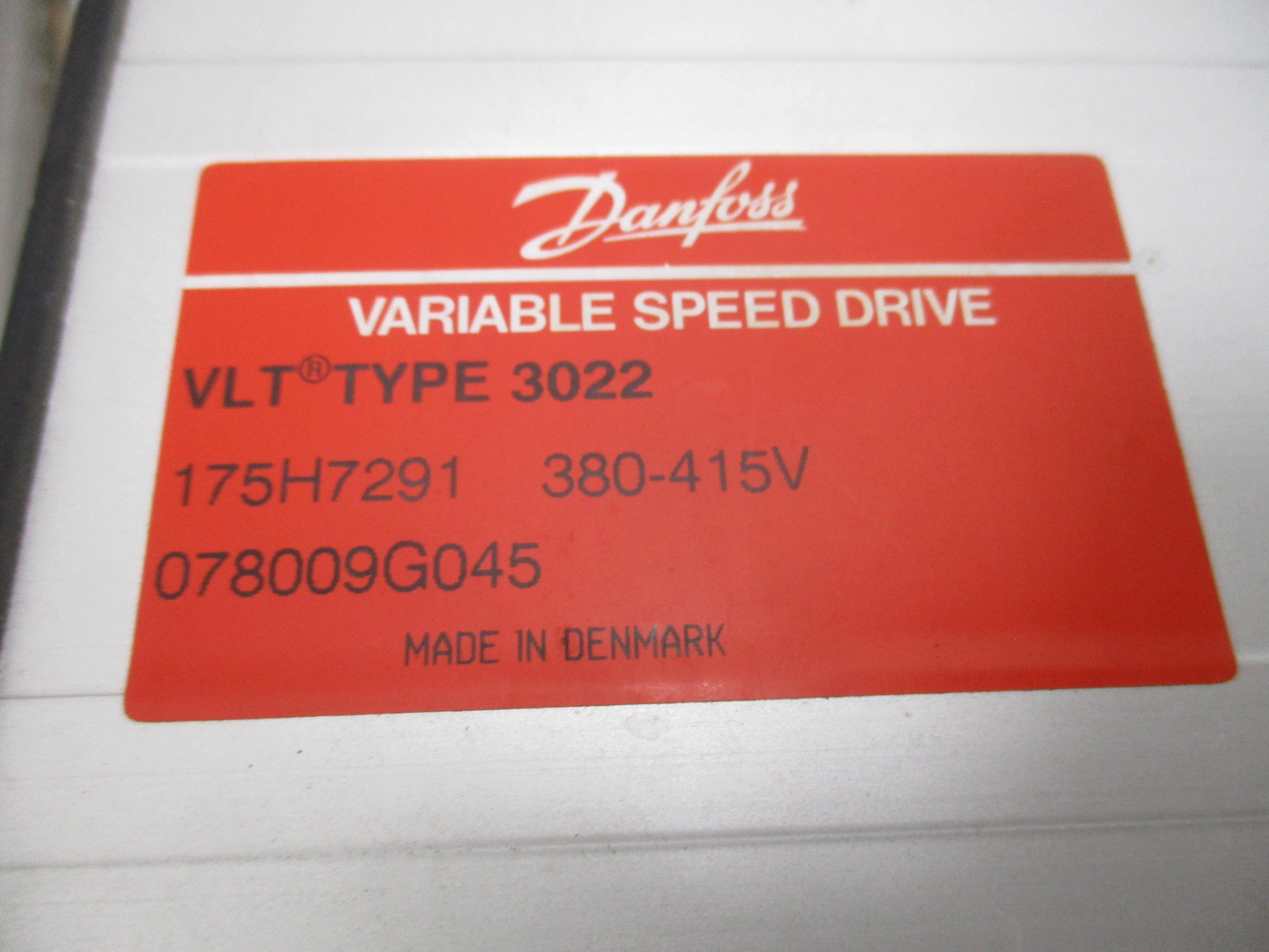 DANFOSS 175H7291 380-415V 30.7/41.5A UNMP