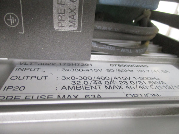 DANFOSS 175H7291 380-415V 30.7/41.5A UNMP