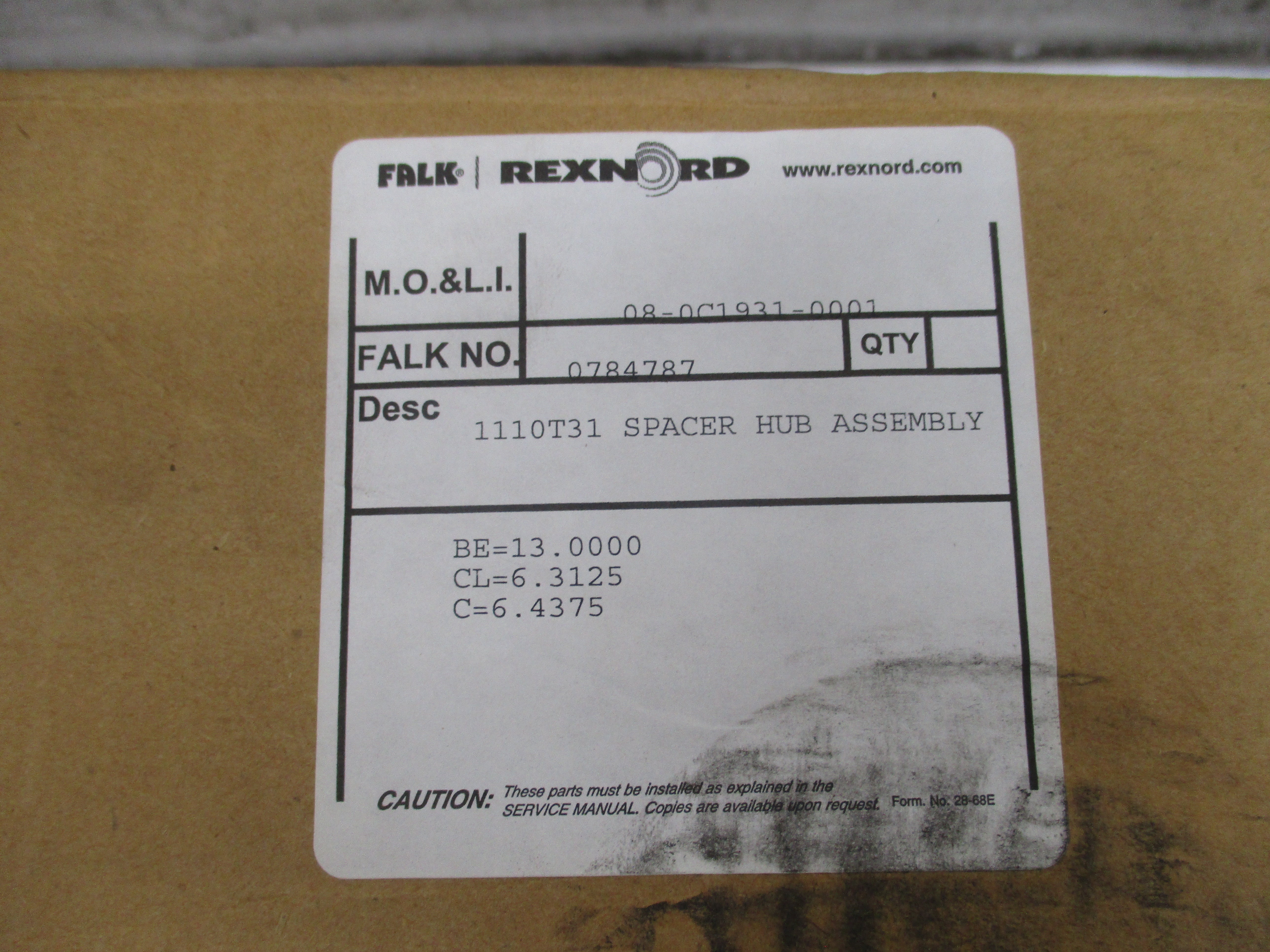 FALK 0784787  1110T31 NSFS