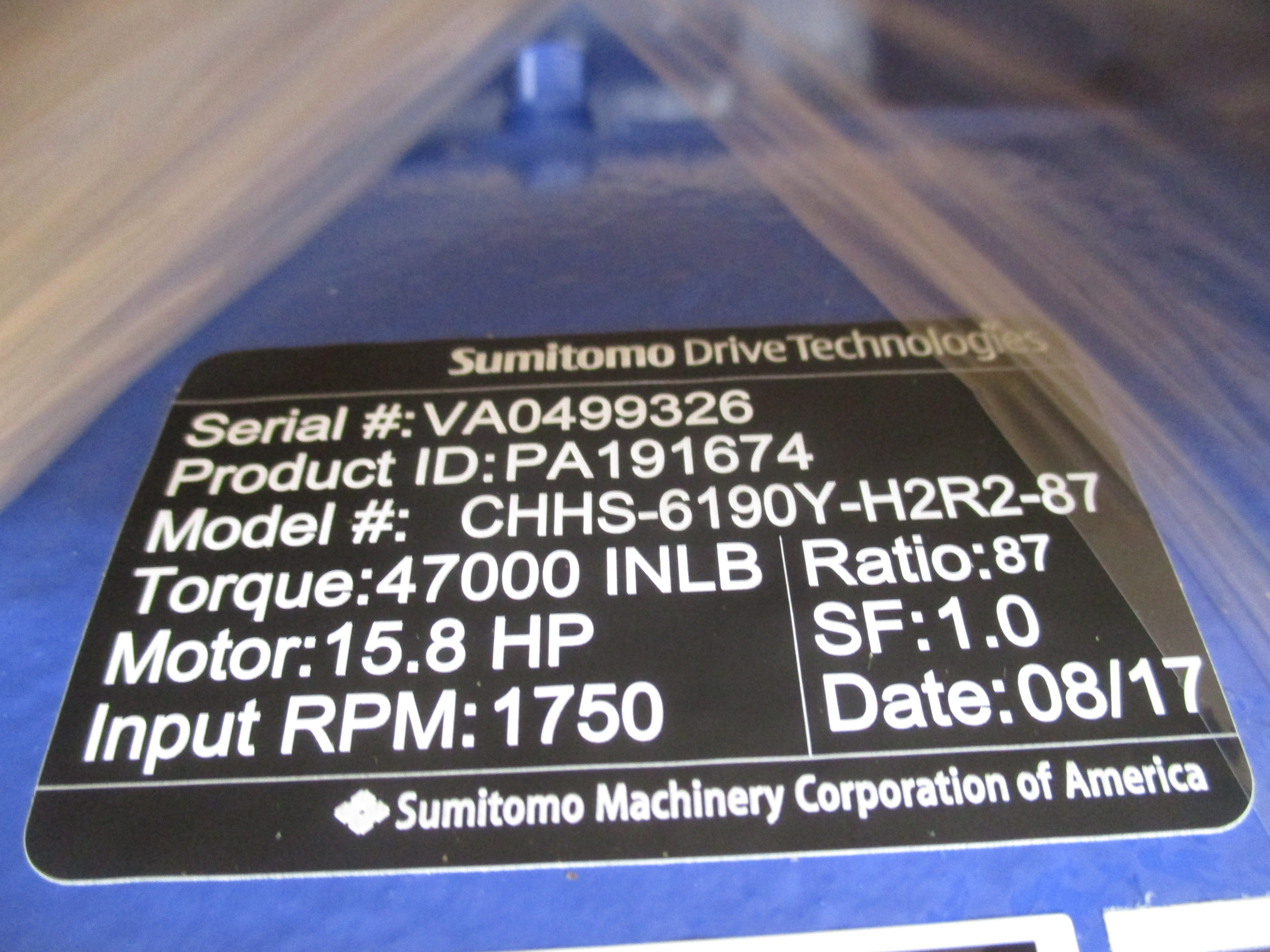 SUMITOMO CHHS-6190Y-H2R2-87 NSMP