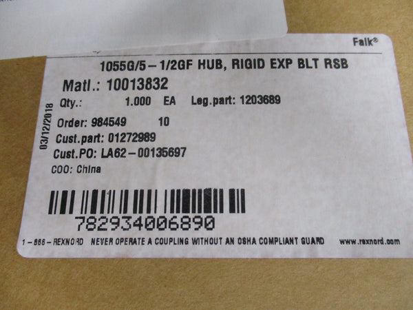 REXNORD 10013832 1055G/5-1/2GF NSMP