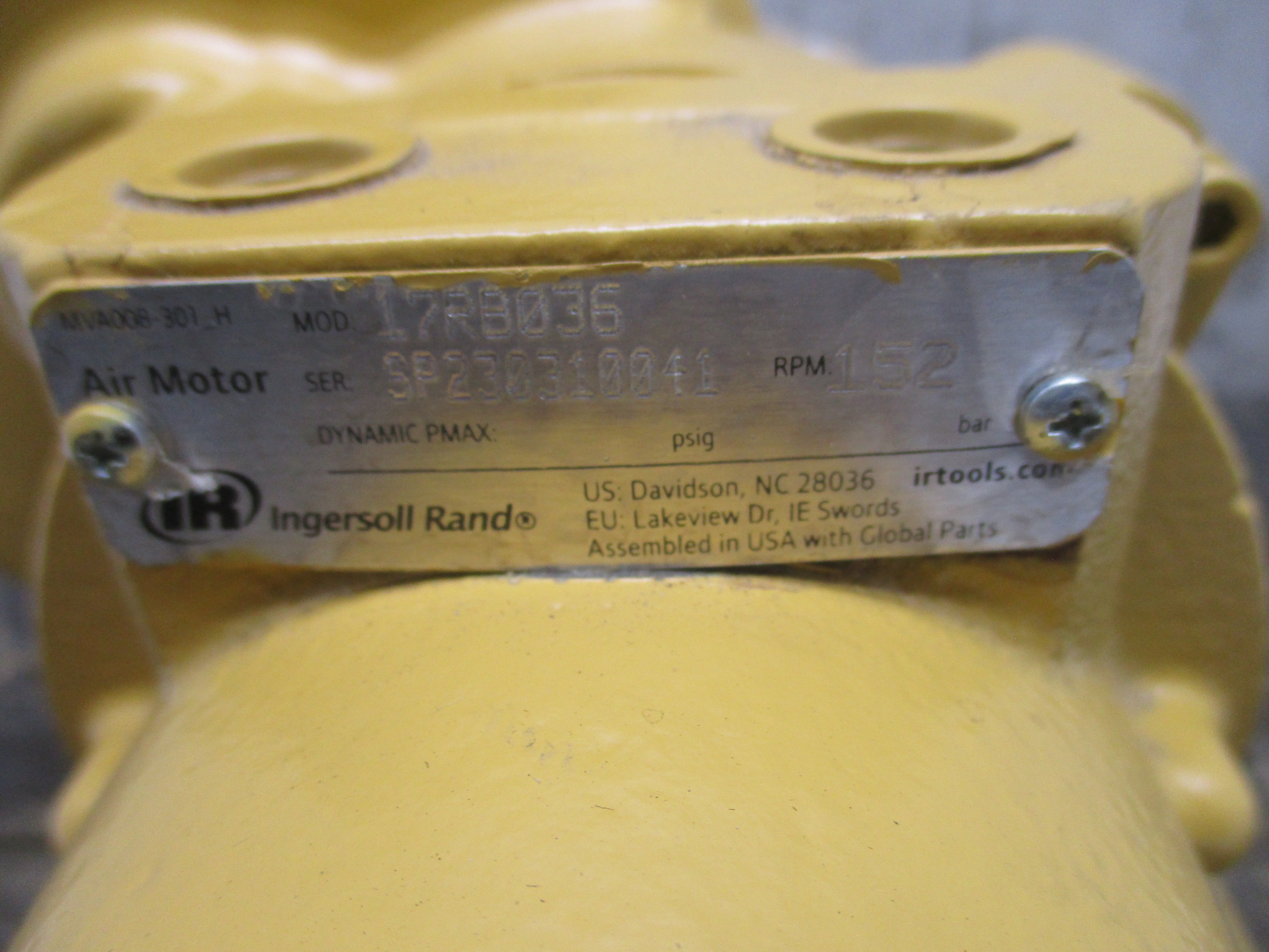 INGERSOLL RAND 17RB036 NSNP