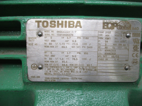 TOSHIBA 0056XSSB41A-P 380/460V 6.9/9.0A NSNP
