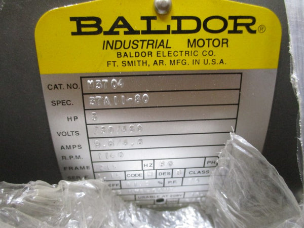 BALDOR M3704 230/460V 9.6/4.8A NSMP