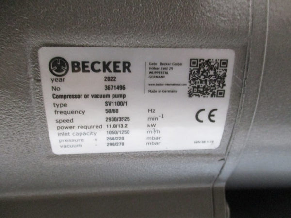 BECKER SV1100/1 690/400V 12.5/21.8A NSNP