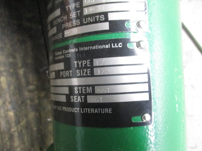FISHER 667 EZ SIZE 34 STAINLESS 14-30PSI NSMP