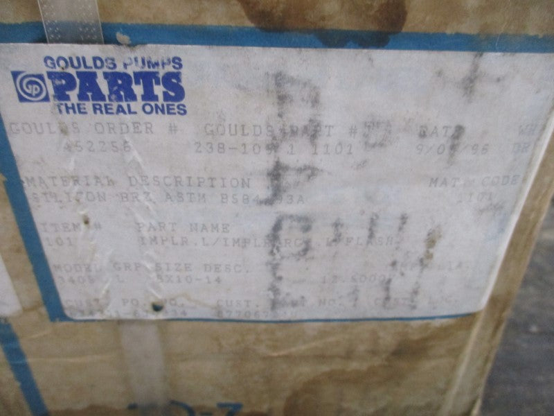 GOULDS 3405 IMPELLER BRONZE 8X10-14 238-10911101 NSFS