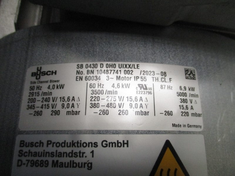 BUSCH SB0430D0H0UIXX/LE 380-480/260V 9.0A NSNP